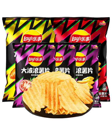 Lay's big wave potato chips 70g