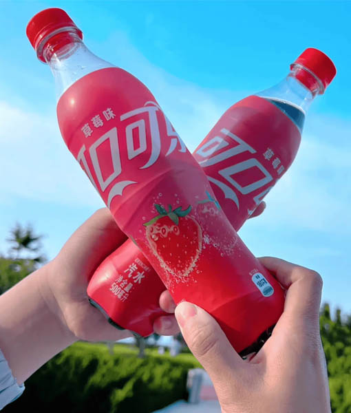 Chinese flavors Coca Cola soda beverage 500ml