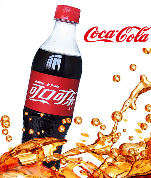 Chinese flavors Coca Cola soda beverage 500ml