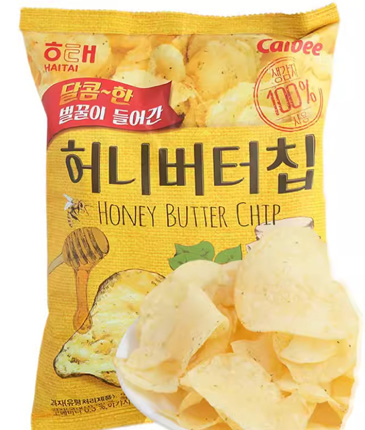 Korean honey butter potato chips 60g