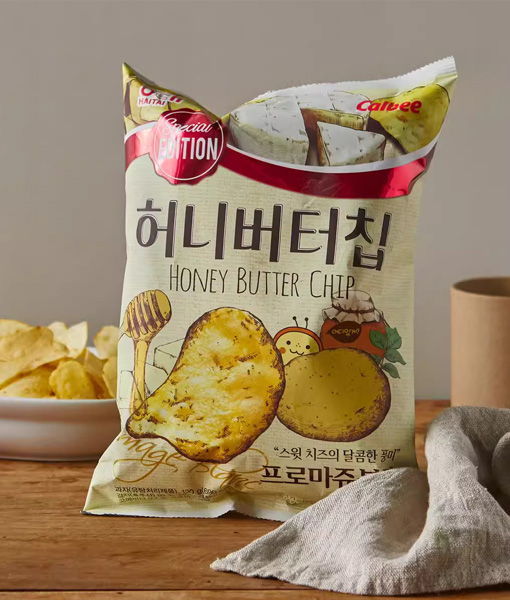 Korean honey butter potato chips 60g