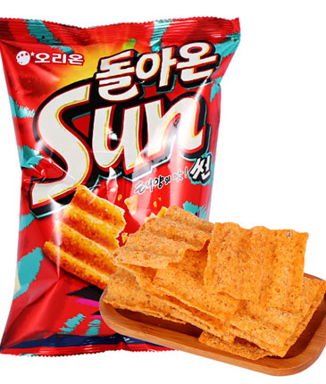 Korean Sun Potato Chips Corn Flakes