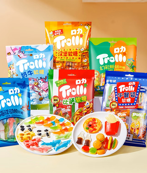 Wholesale Exotic candy Trolli gummies 