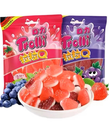 Trolli Fruit Flavored Gummy Candy 60g/bag